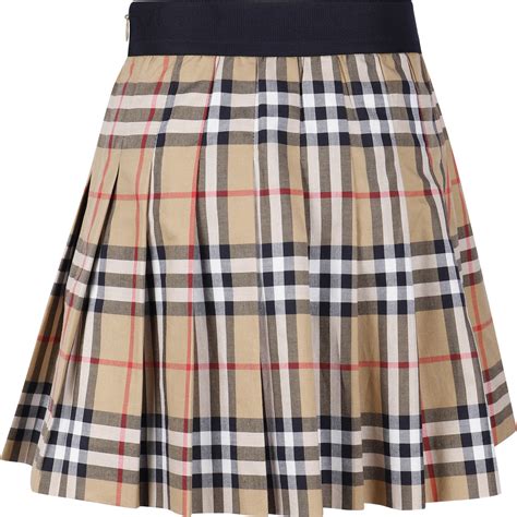 girl burberry skirt|burberry check skirt for girls.